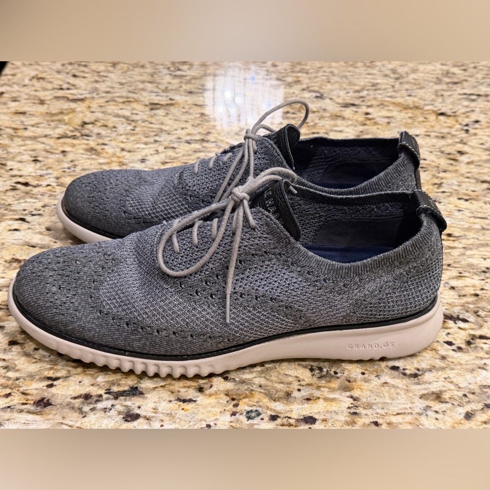 Cole Haan Zerogrand Oxford men’s gray shoes size 12, EUC